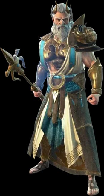 Zeus character render — Godforge