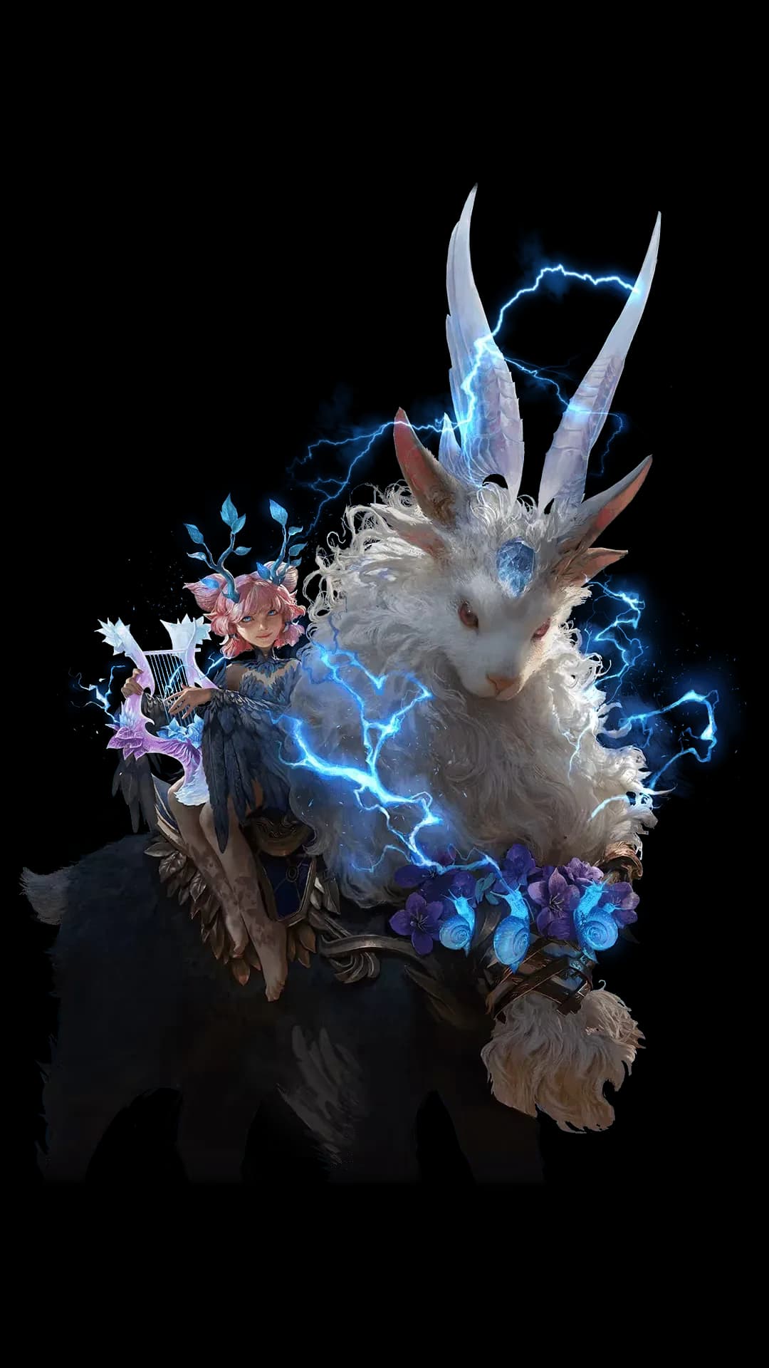 Alaura character render — Dragonheir: Silent Gods