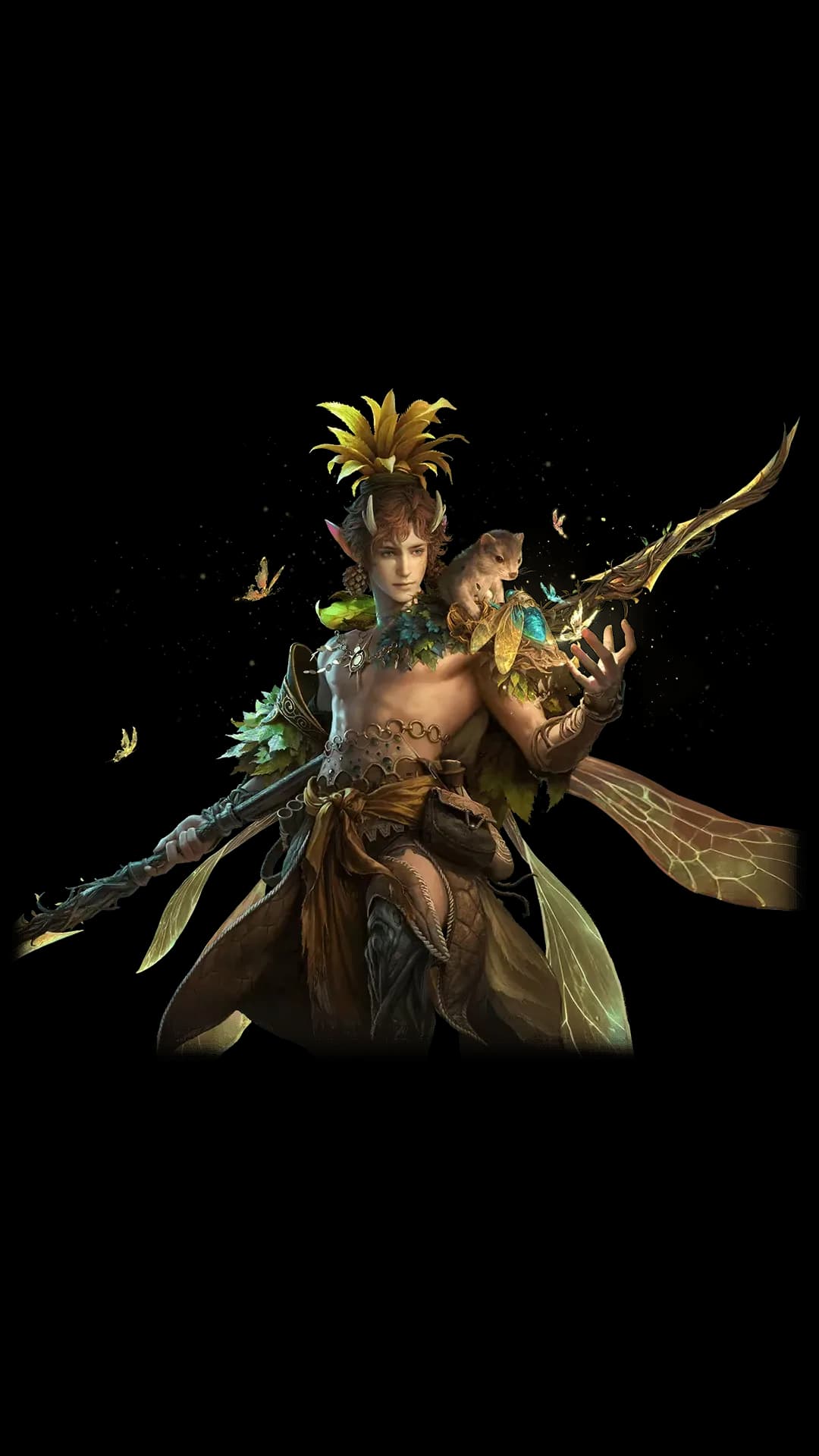 Yfeir character render — Dragonheir: Silent Gods